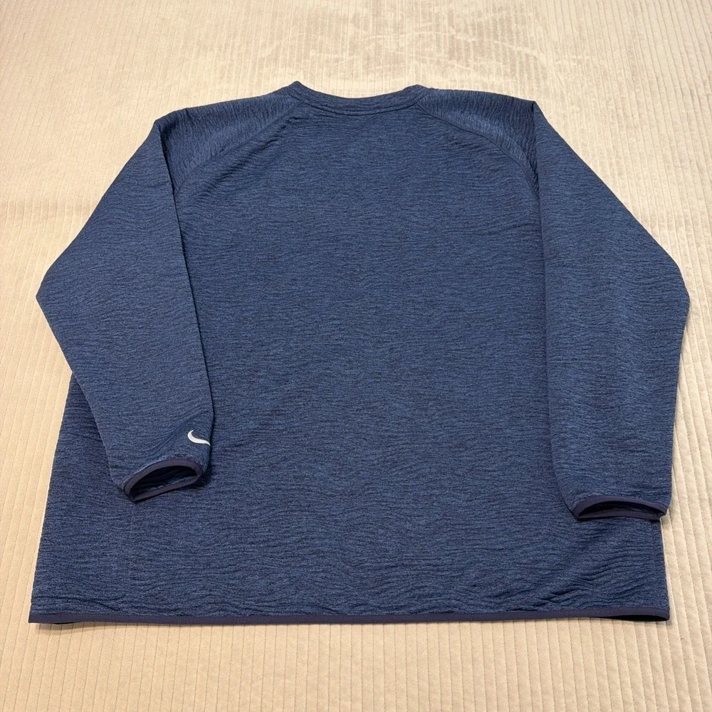 Nike Tour Golf Crew Top Long Sleeve Pullover Dri-FIT FD5835-410 Blue Mens 4XL